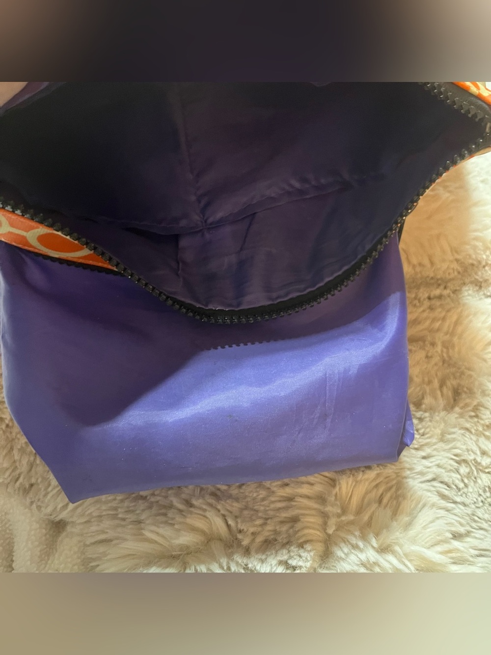 Orange Geometric Makeup Organizer Pouch
02-21 - Picture 4 of 7
